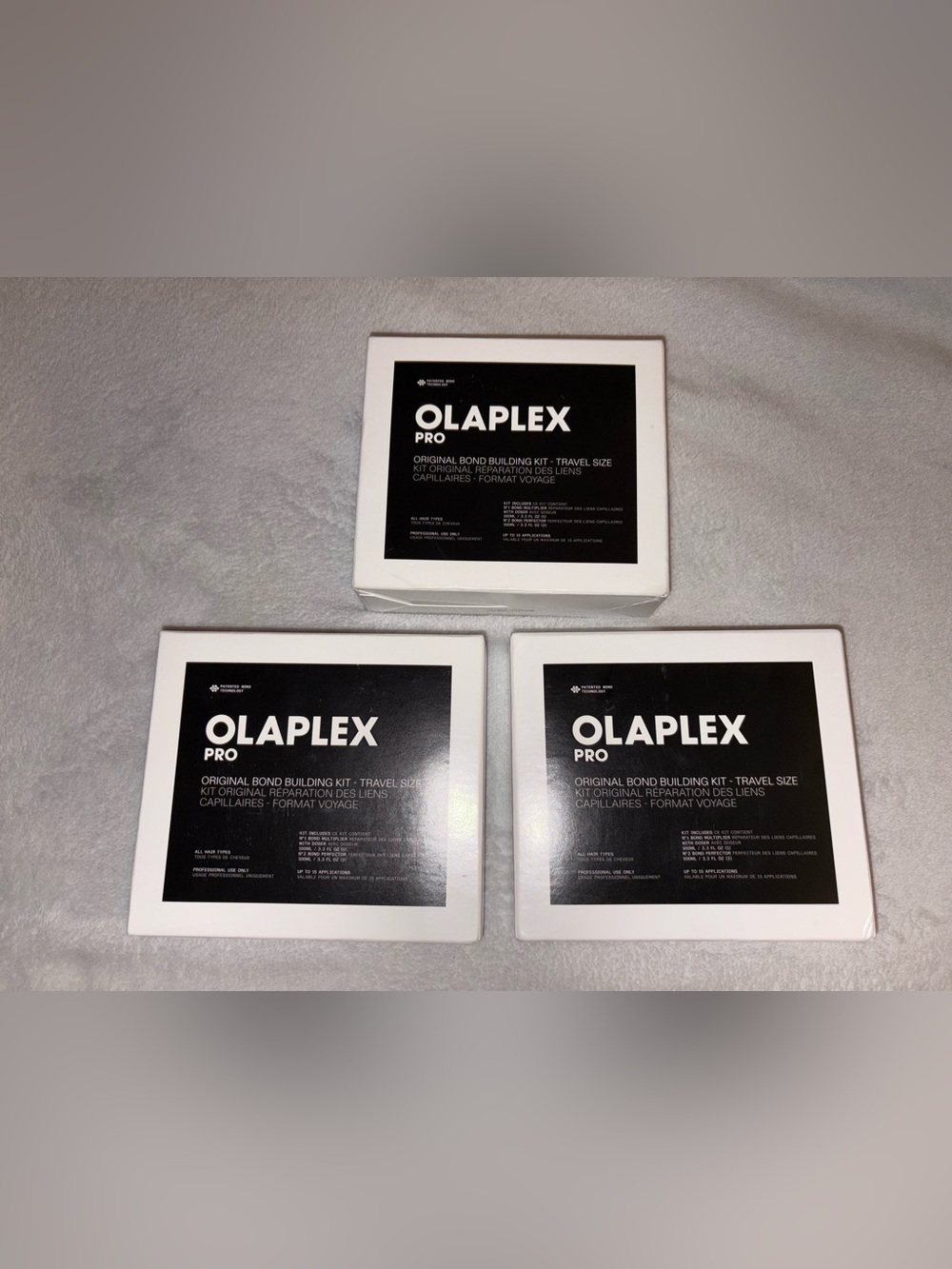 OLAPLEX Pro Travel Bond Building Kit - LOT OF 3